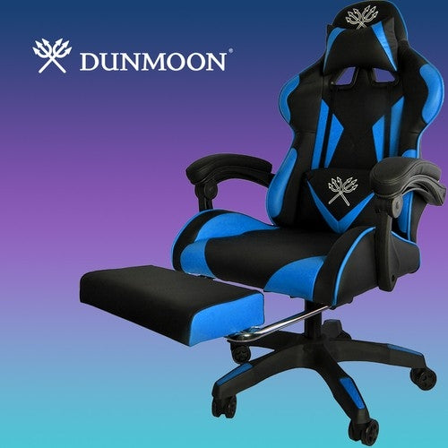 Gaming chair - black and blue Dunmoon