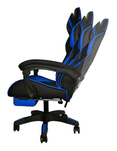 Gaming chair - black and blue Dunmoon