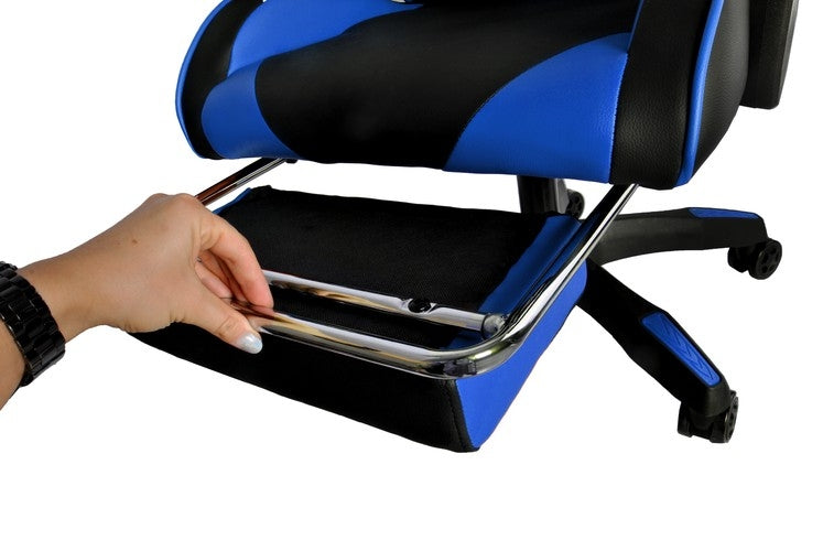 Gaming chair - black and blue Dunmoon
