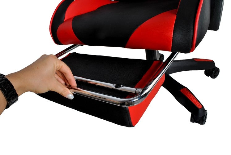 Gaming chair - black and red Dunmoon