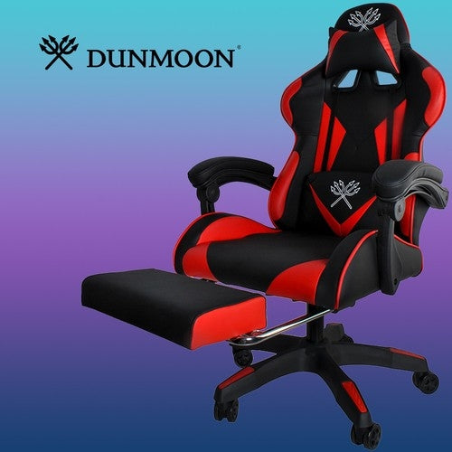 Gaming chair - black and red Dunmoon