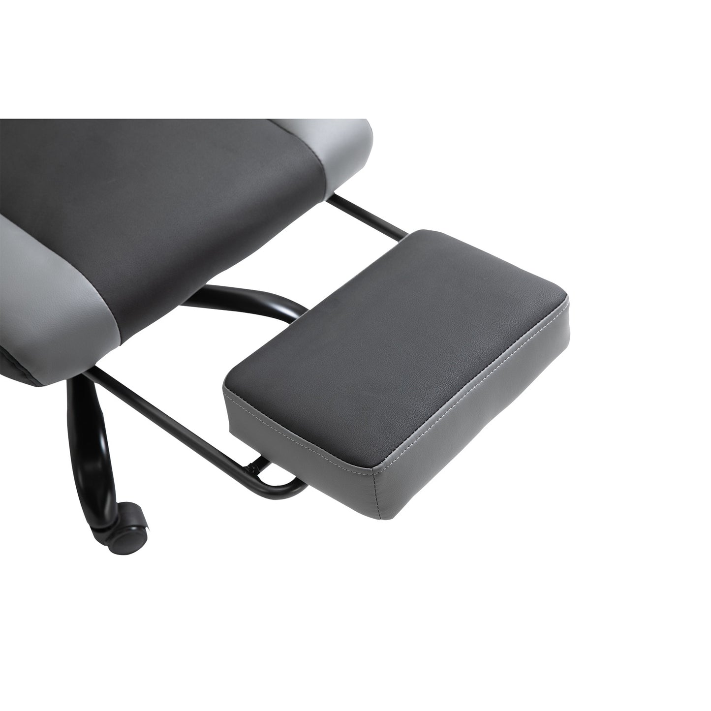 Ergonomic gaming chair, adjustable headrest & lumbar support