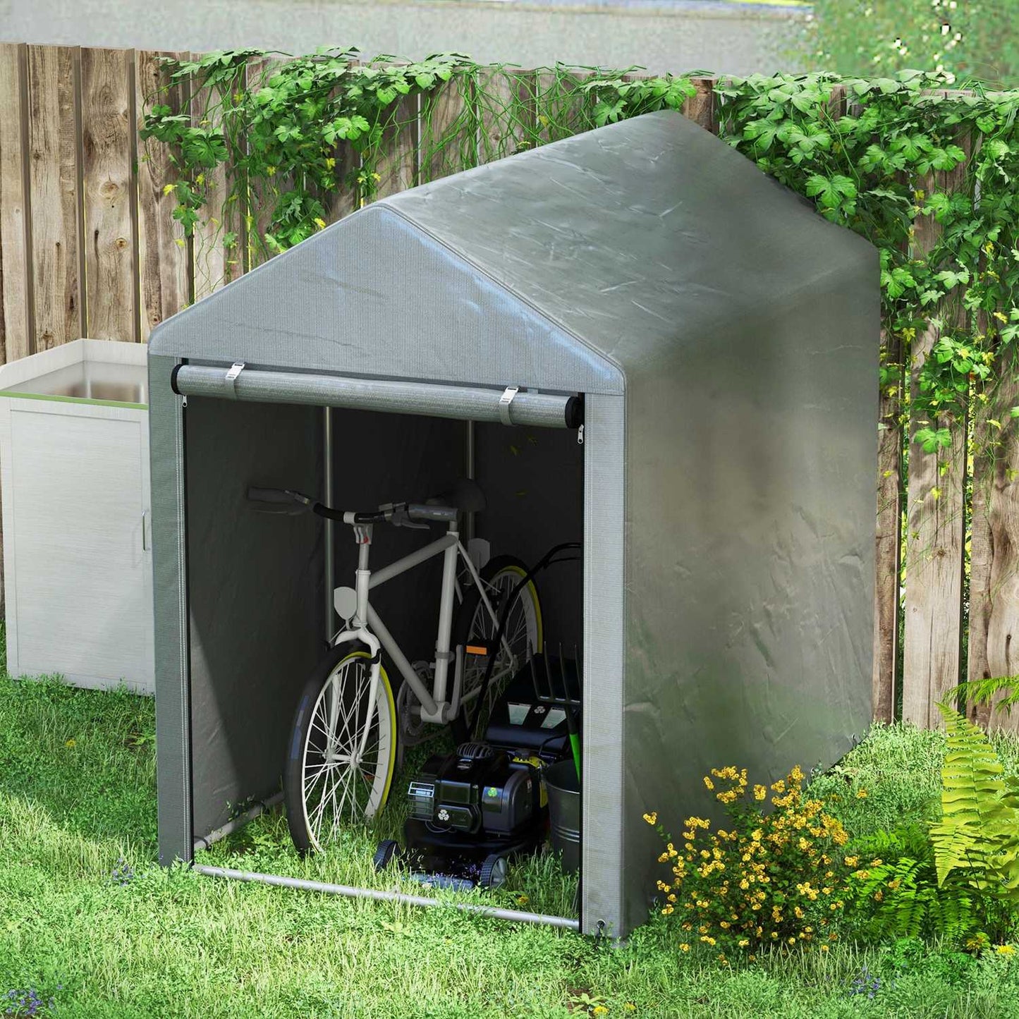 Waterproof garage tent with UV protection - Steel frame