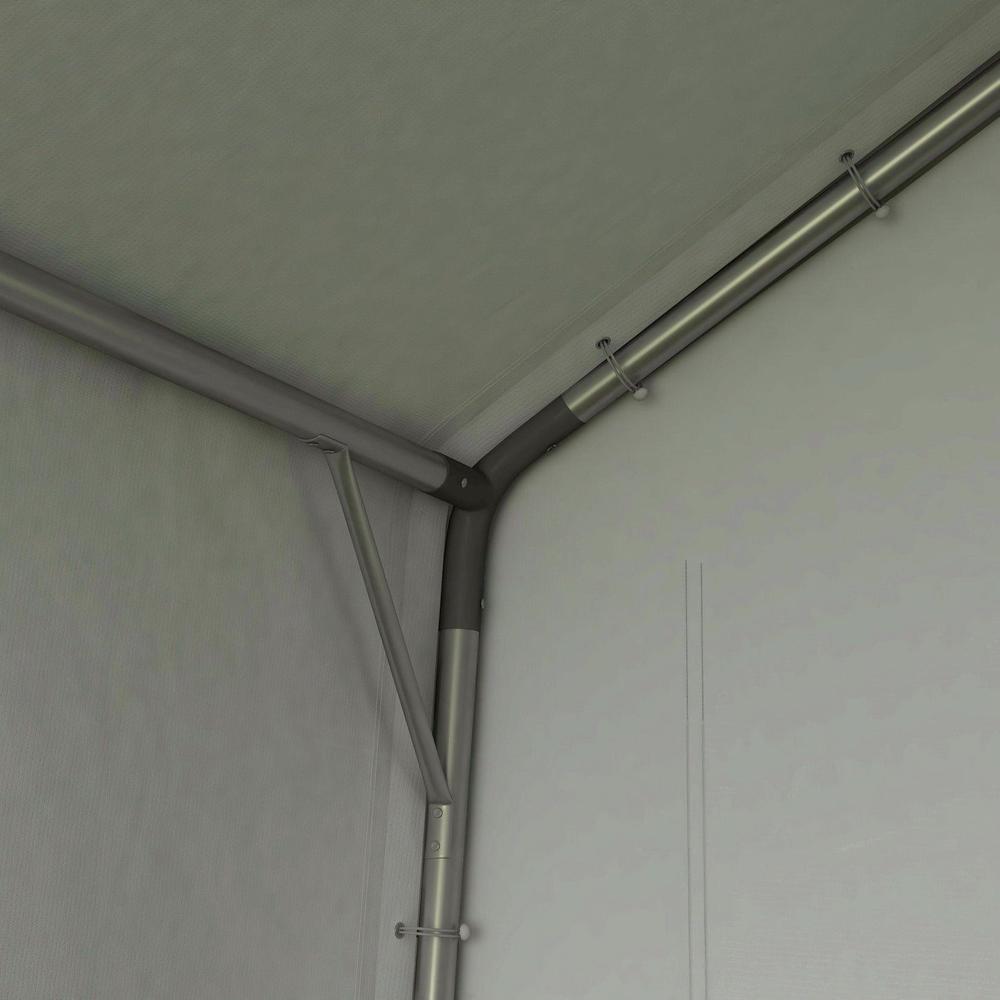 Storage tent for motorcycle and garden tools - UV and water resistant