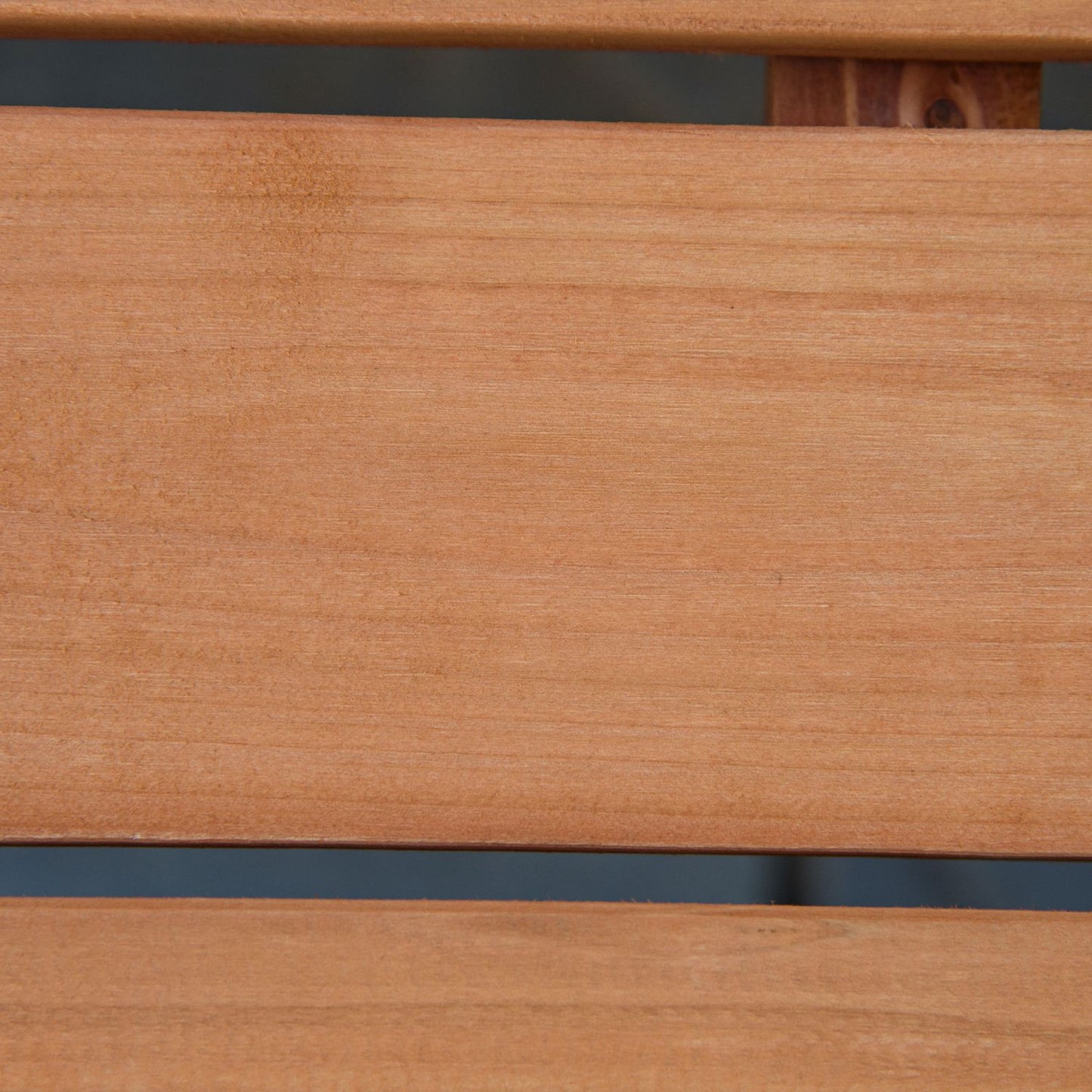2-seater wooden garden bench, capacity 320 kg, orange