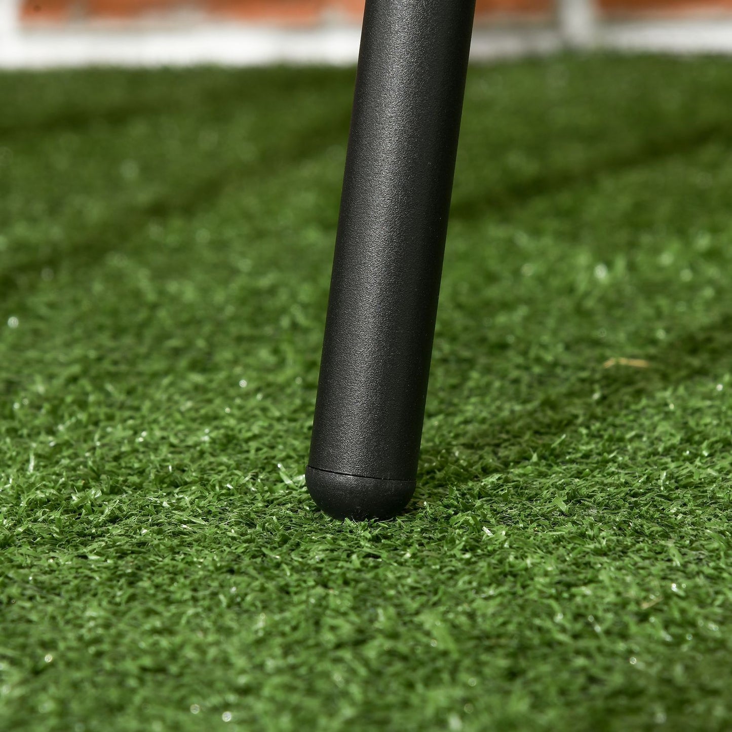 Garden Bistro Set - 1 table & 2 folding chairs, steel grey