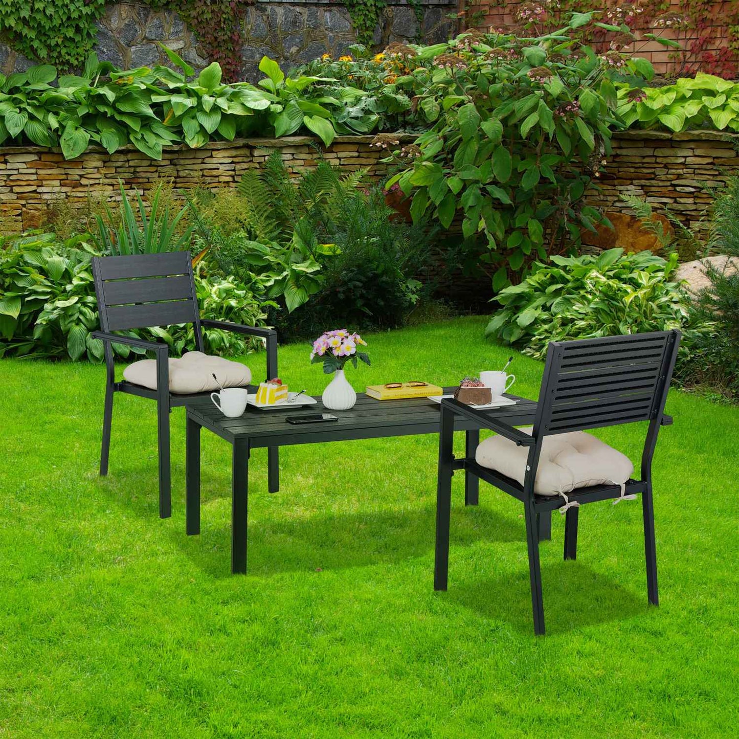 Garden Chairs Set of 2