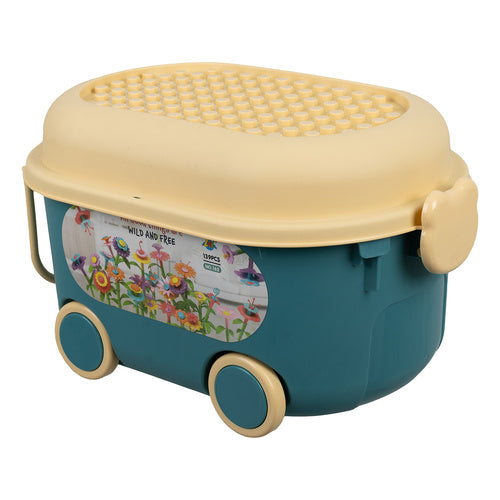 Garden Construction Blocks Set, 139 Pieces, Multicolor