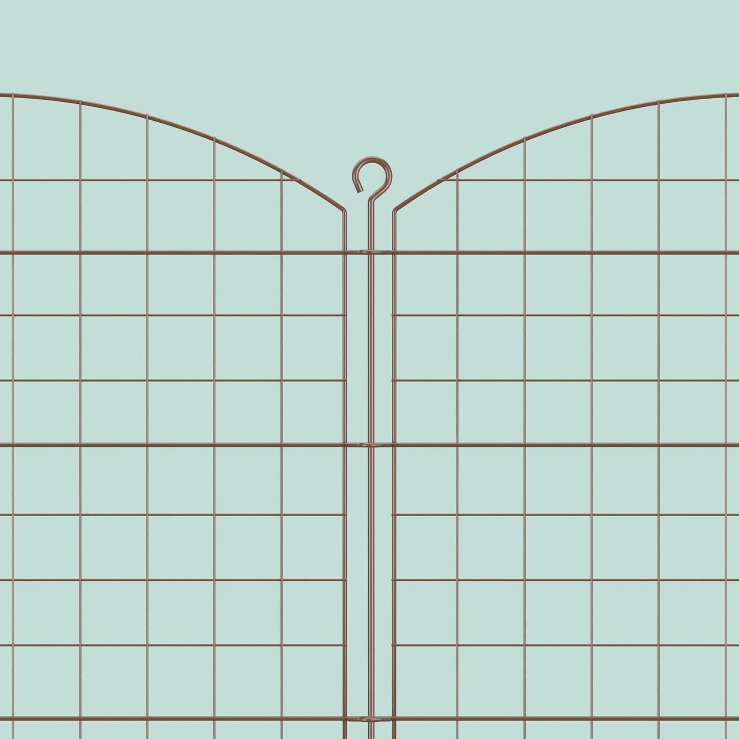Garden Fence with Arch – Metal Pond Protection Fence