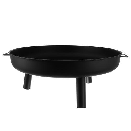 Garden Fire Pit 80cm Iron with Handles and Tripod