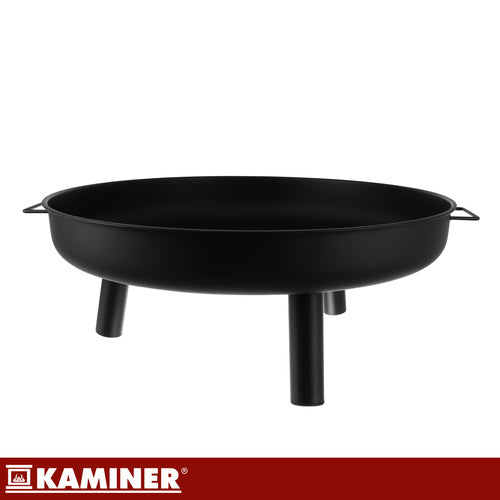 Garden Fire Pit 80cm Iron with Handles and Tripod