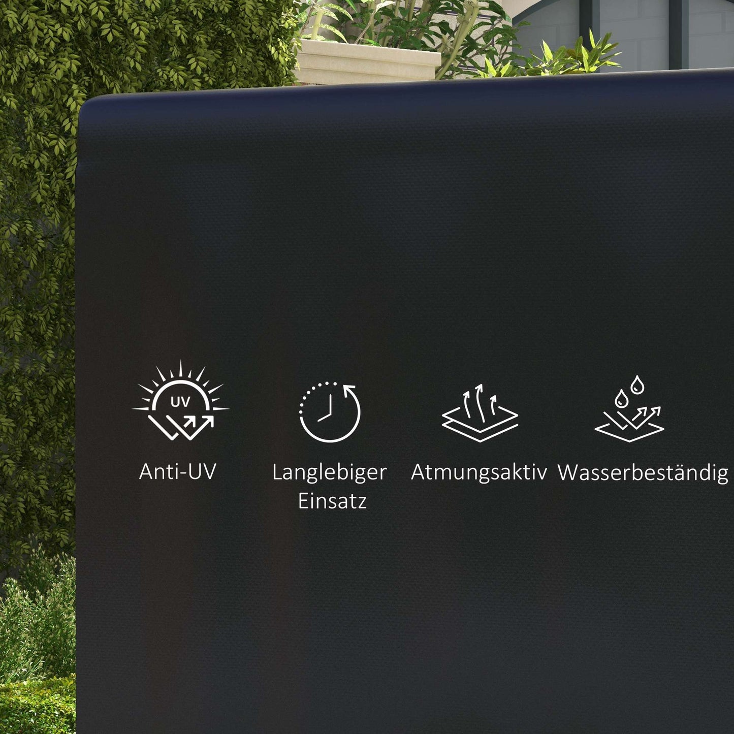 Garden Furniture Cover, PE, Waterproof, 215x155x150 cm