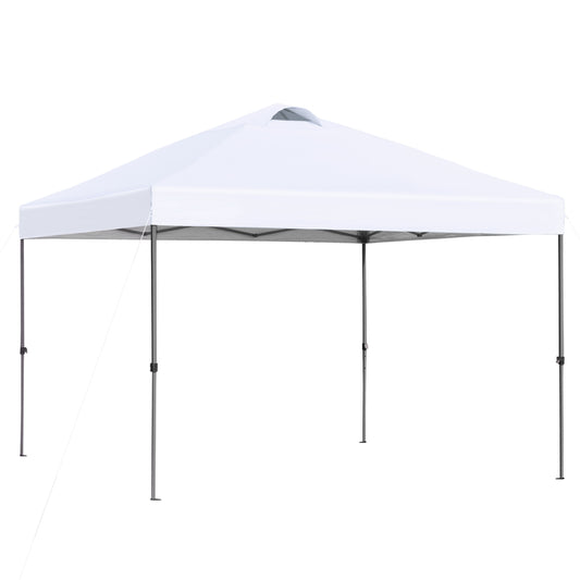 Pop-Up White Garden Gazebo 2.95m UV protection