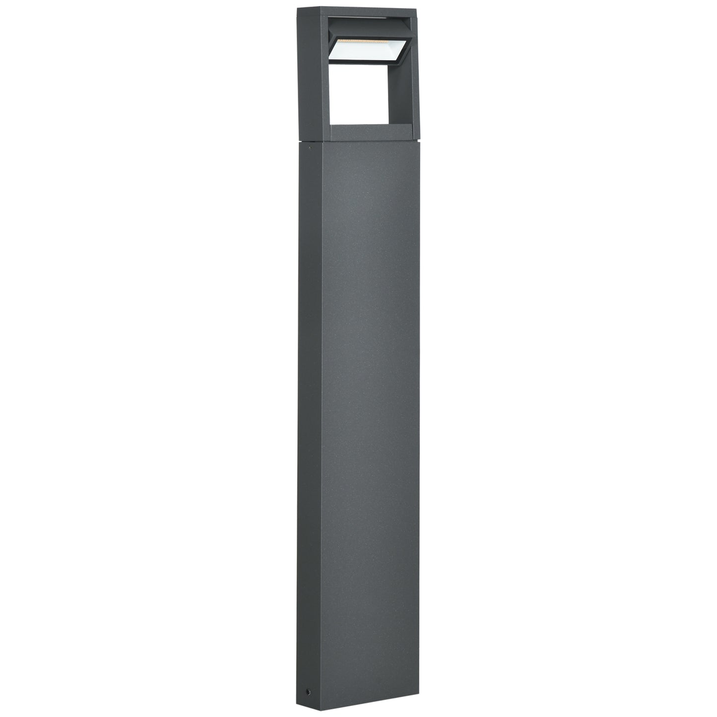 Outdoor garden bollard, warm LED, adjustable, IP65
