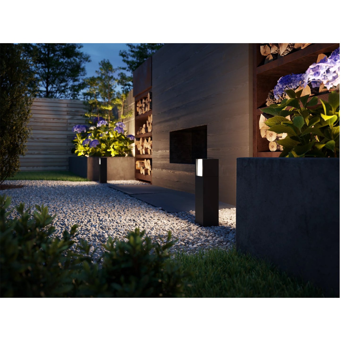 GardenLink Arbor Pedestal Warm White Anthracite