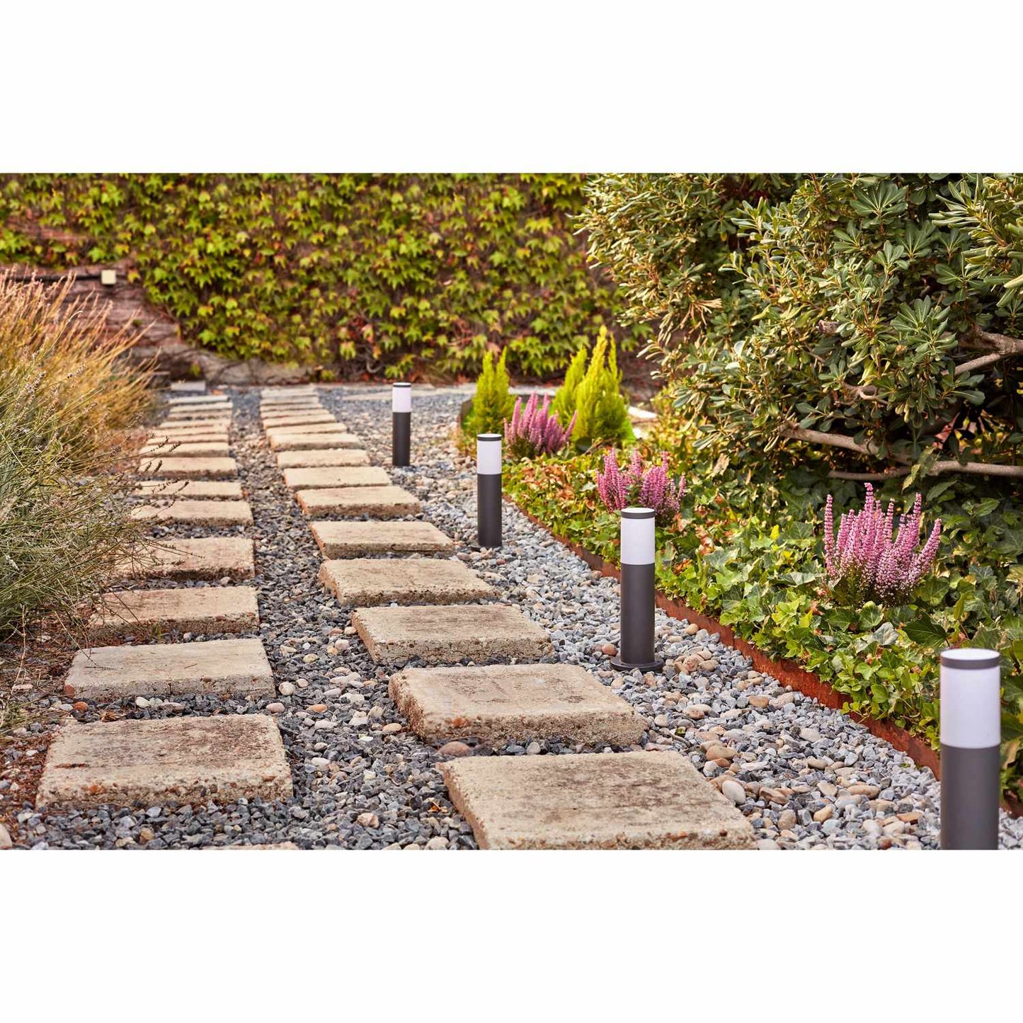 GardenLink Starter kit Pedestal Warm white 600 lm 3-pack Anthracite