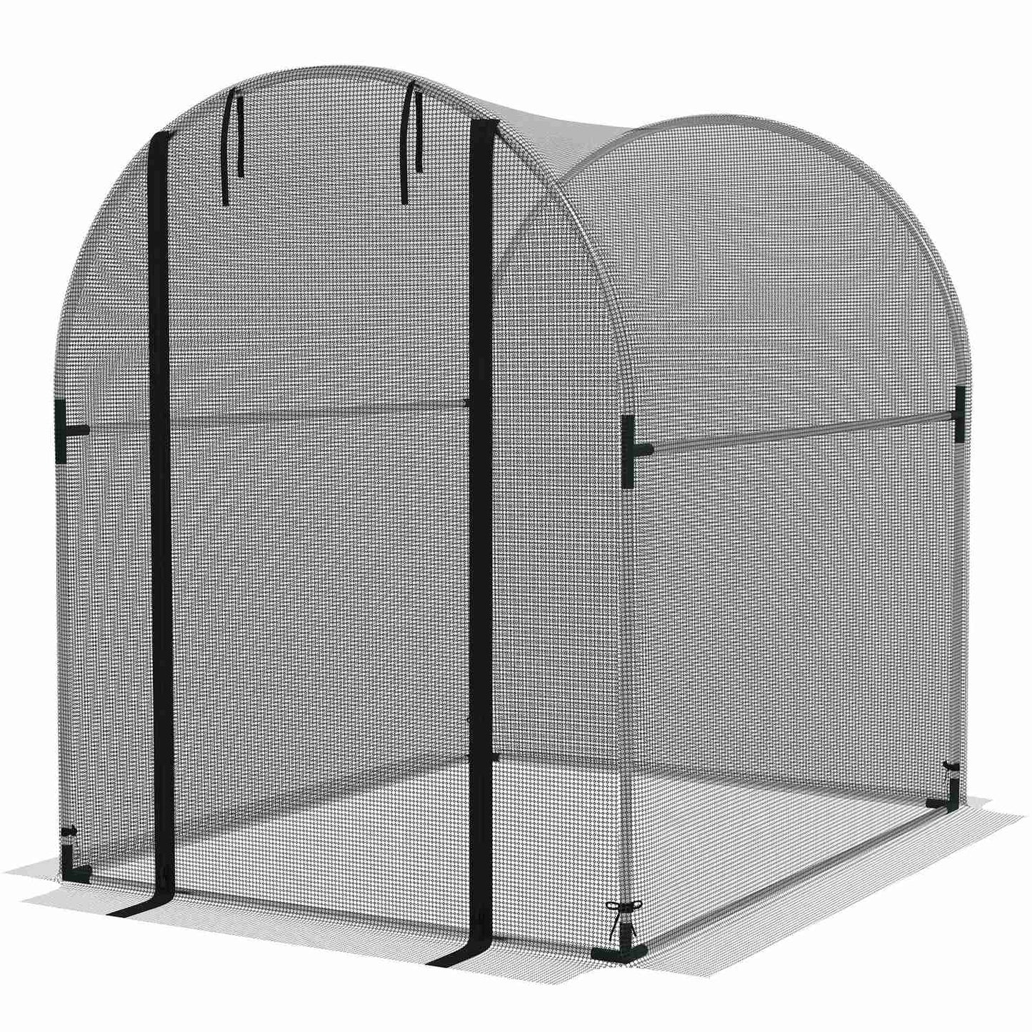 Garden plant protection net - Insect resistant, steel frame