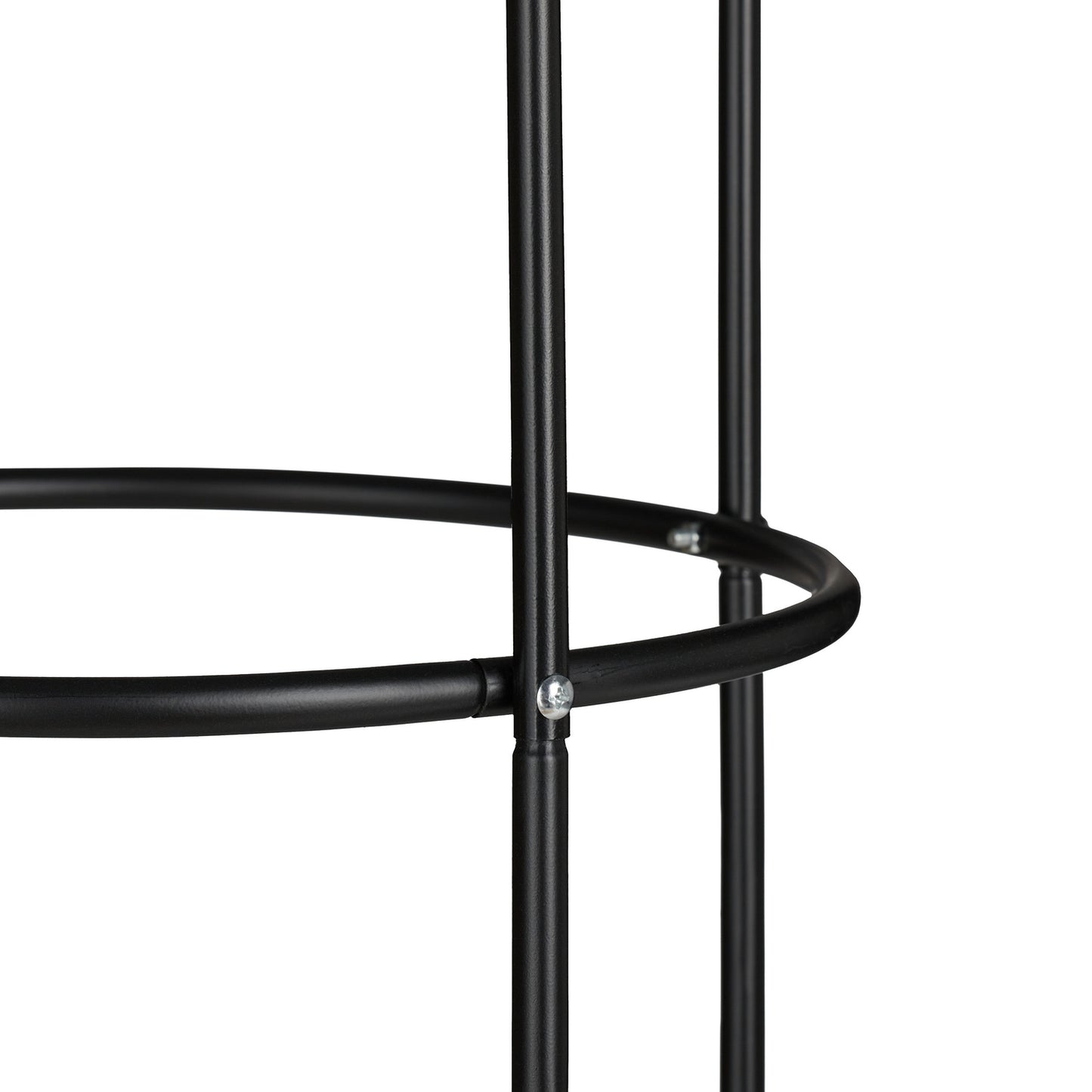 Garden obelisk 200 cm Black