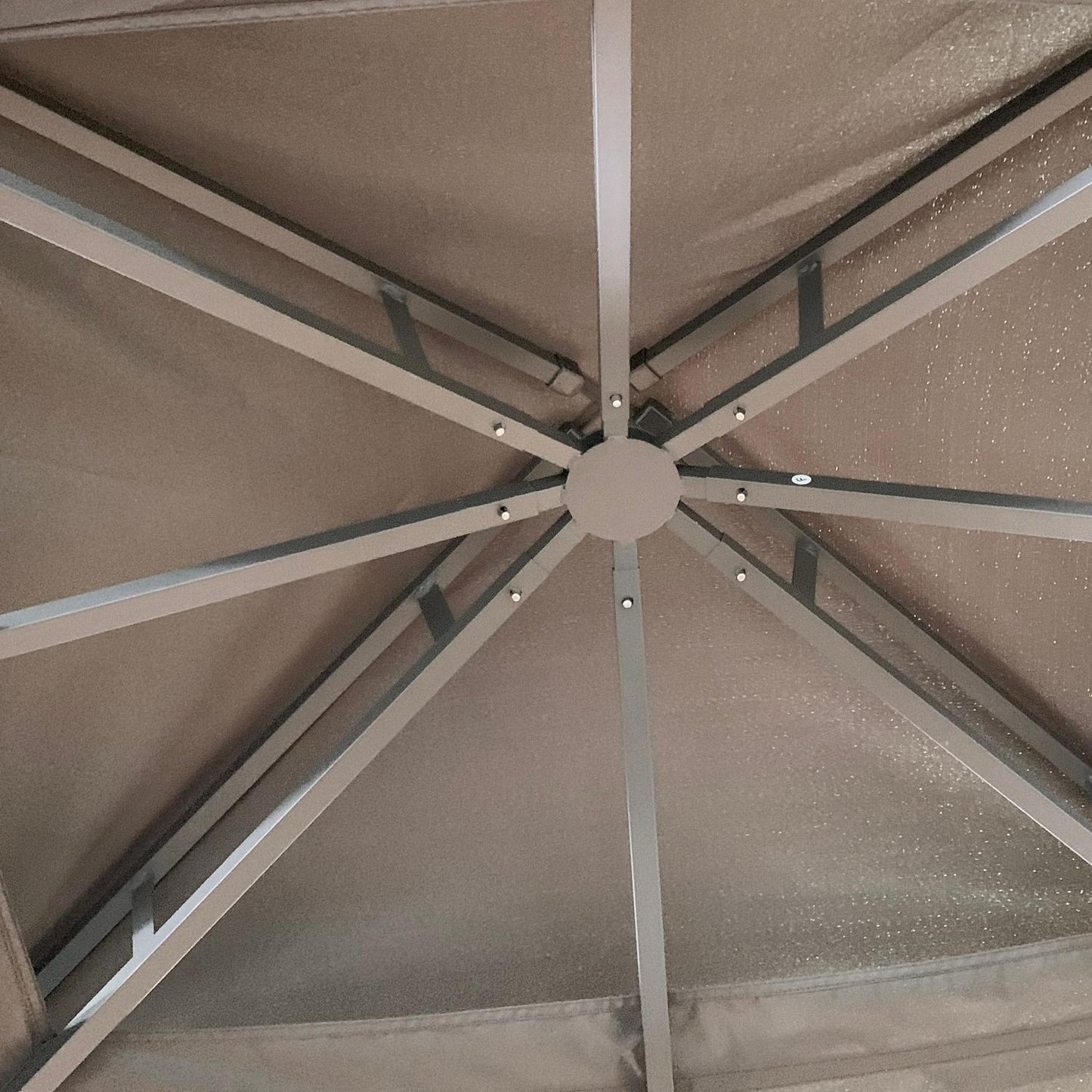 Garden pavilion, 3.65x3M double roof tent with net