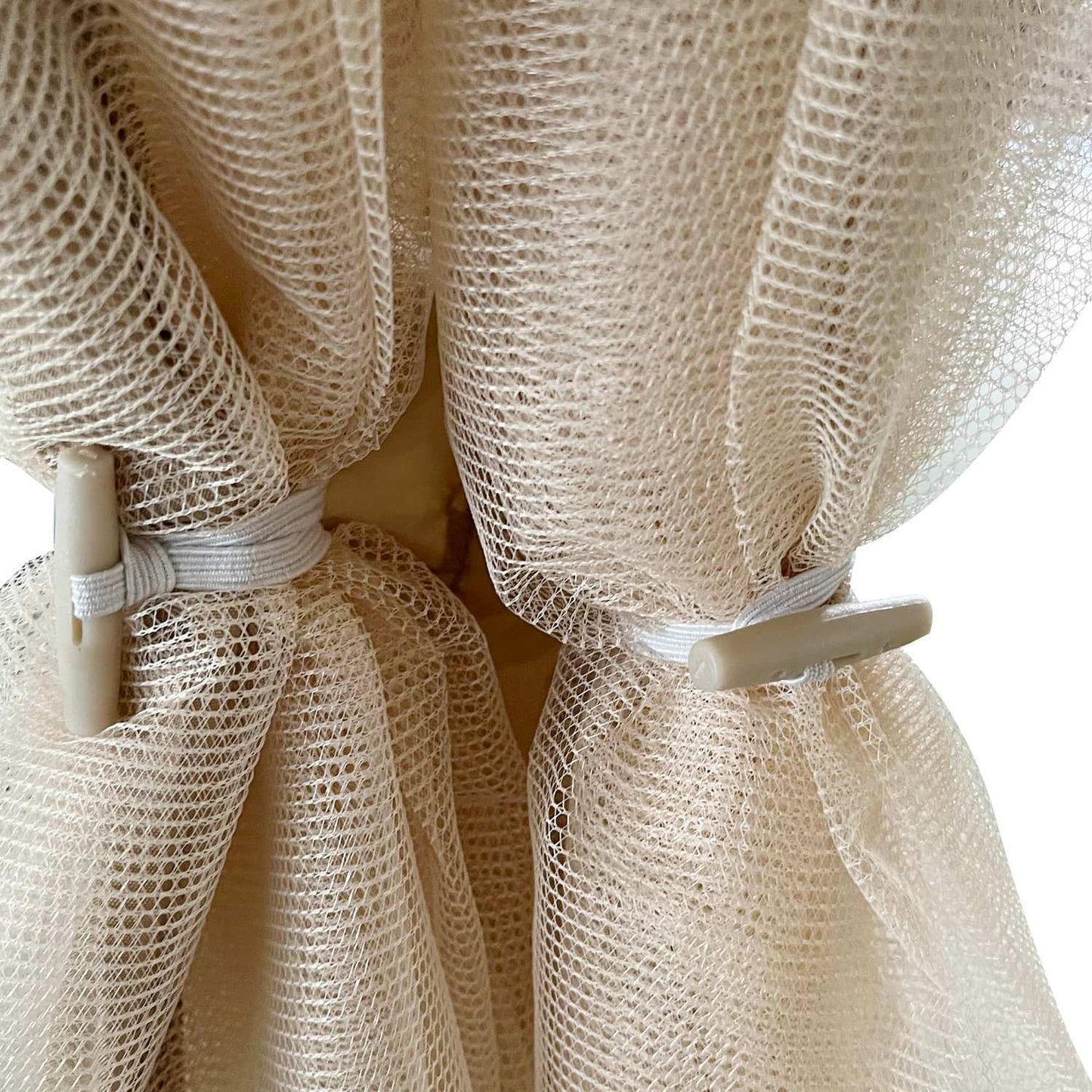 Garden pavilion tent with side walls & mosquito net, beige
