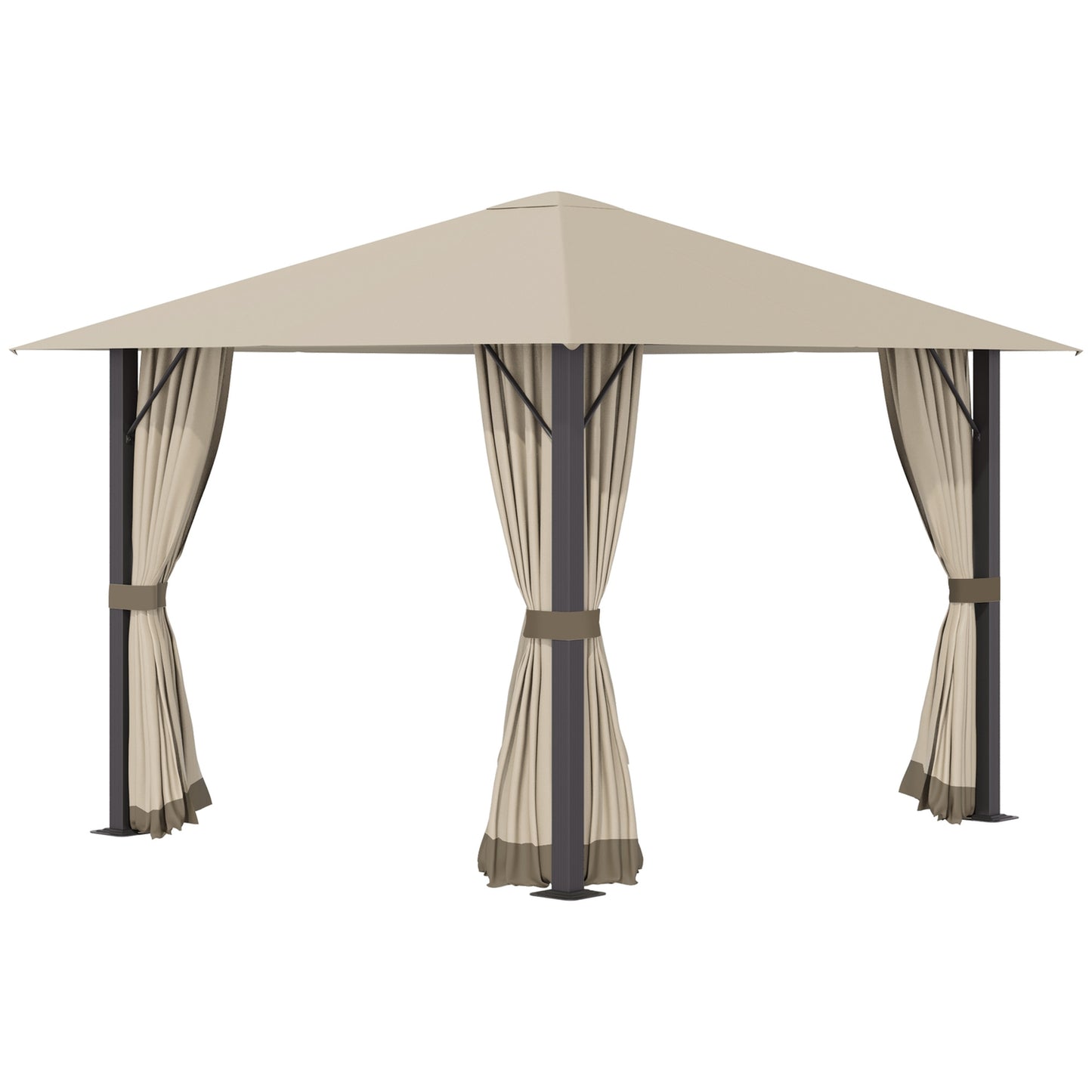 3x3M weatherproof garden pavilion tent with ventilation