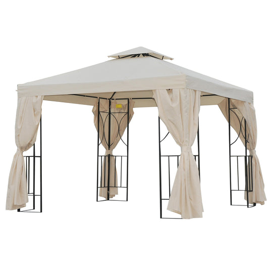 3x3m Double roof Garden pavilion tent, UV protection