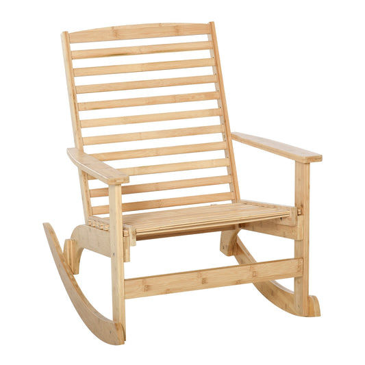 Bamboo rocking chair - Natural, 70 x 100 x 95.5 cm