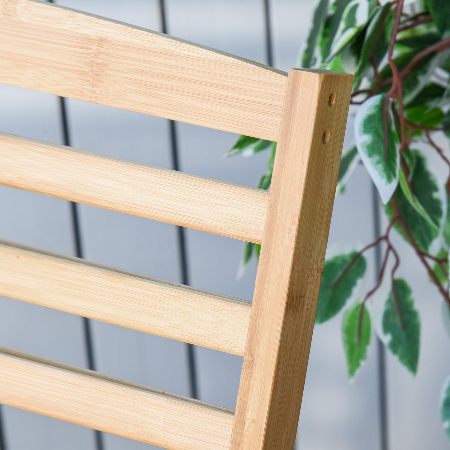Bamboo rocking chair - Natural, 70 x 100 x 95.5 cm