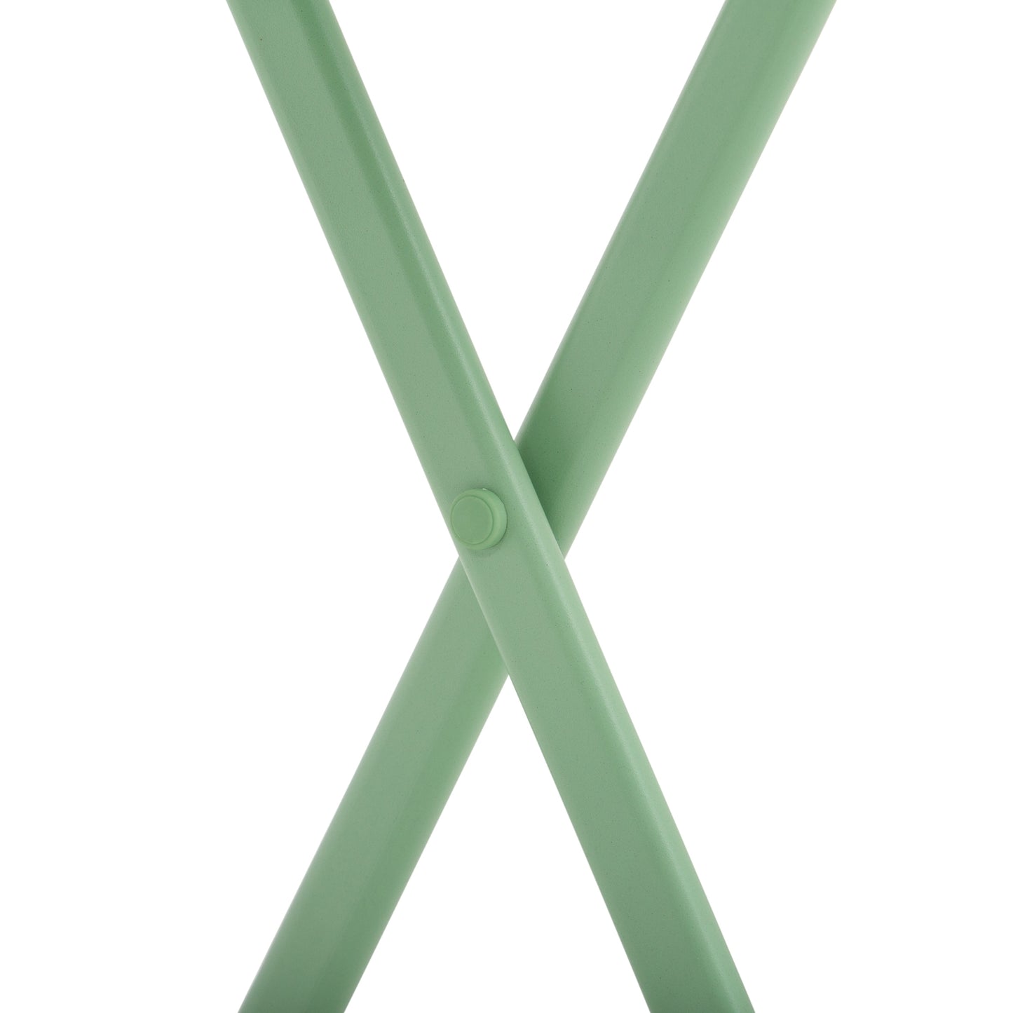 Folding garden bistro set - table and 2 chairs, green