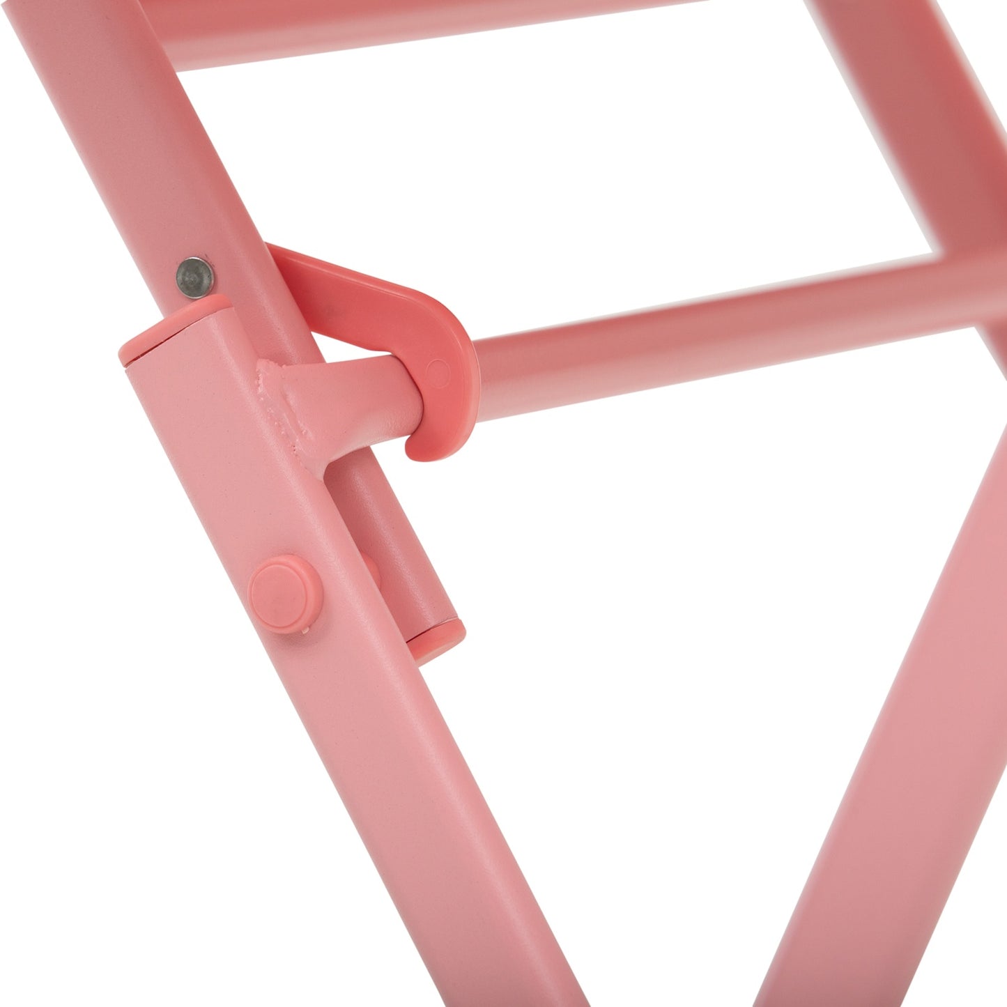 Balcony Bistro Set - folding table and 2 chairs, pink