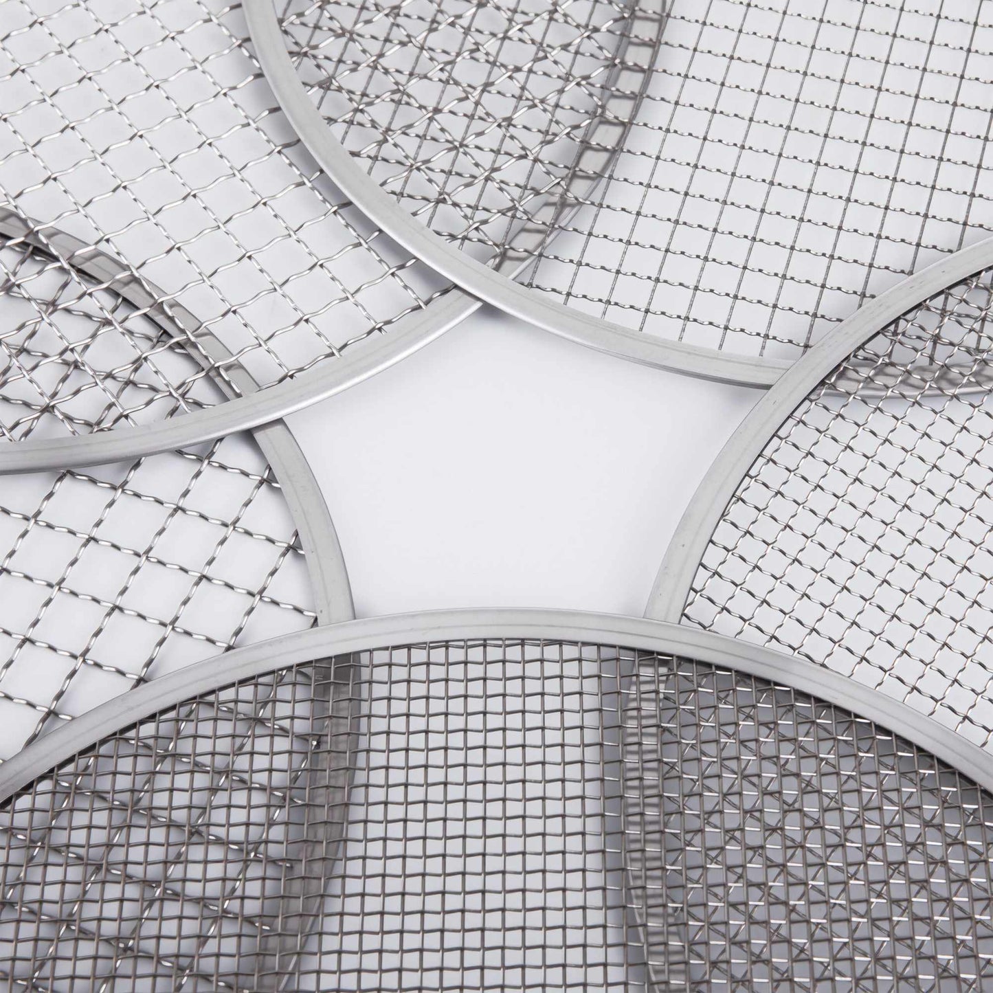 Garden Sieve 5-in-1 Set, Stainless Steel, Ø 30 cm