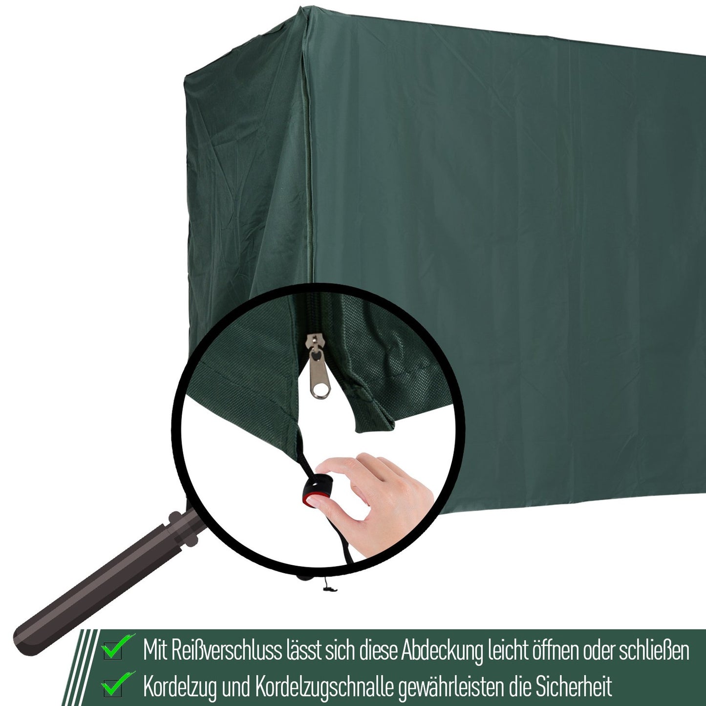 Waterproof Oxford Garden Swing Cover, UV protection, 177x114x152 Cm