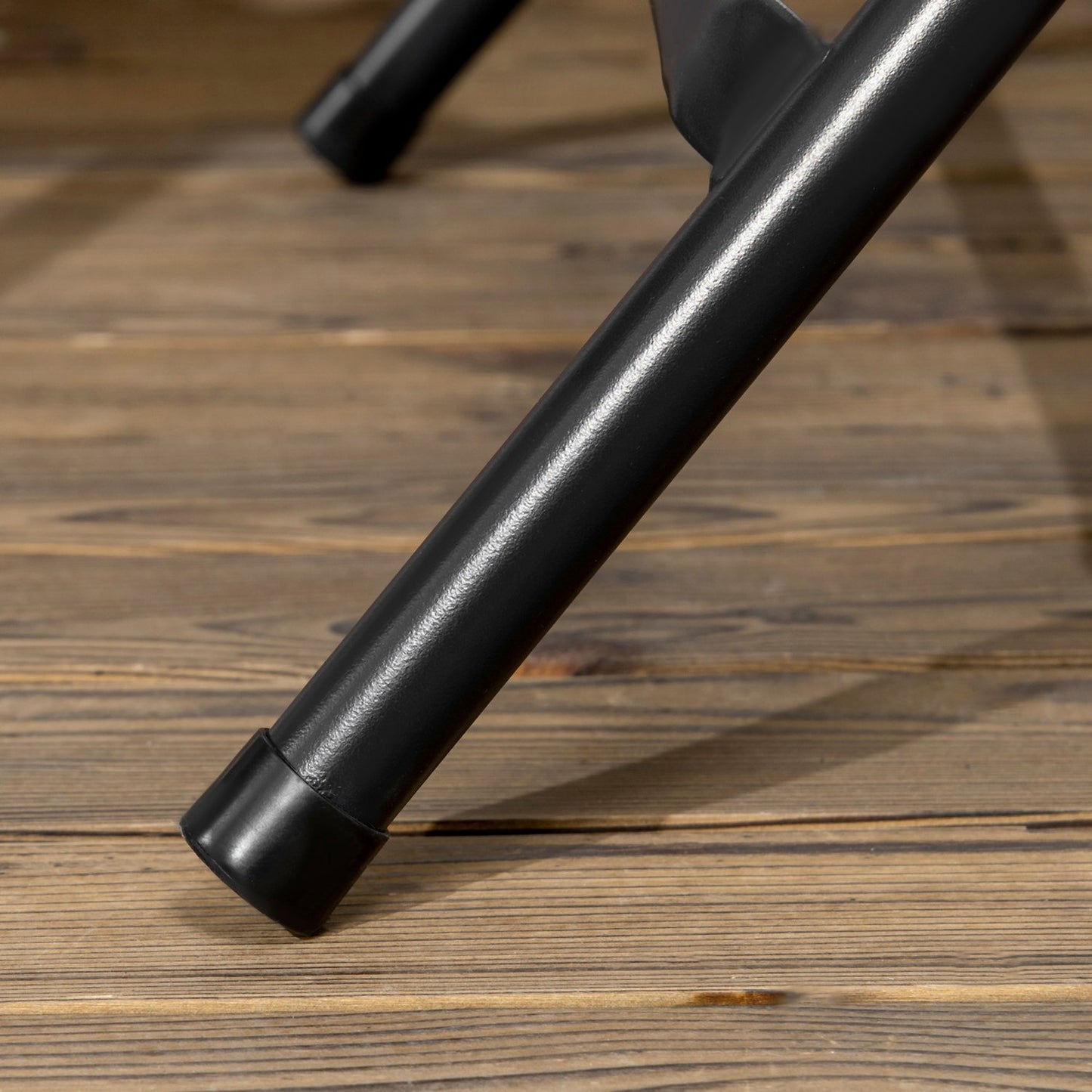 Round folding garden dining table, 80 cm, dark grey