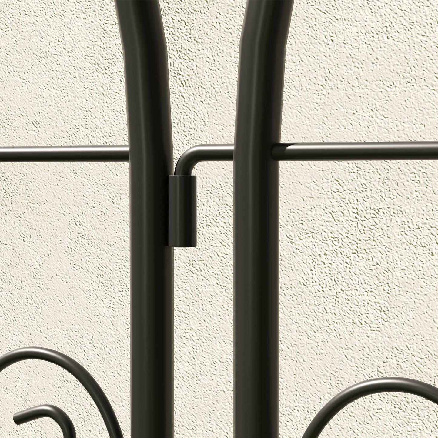 Garden Trellis with Bird Design, Metal, 50x150 cm, 2-Pack