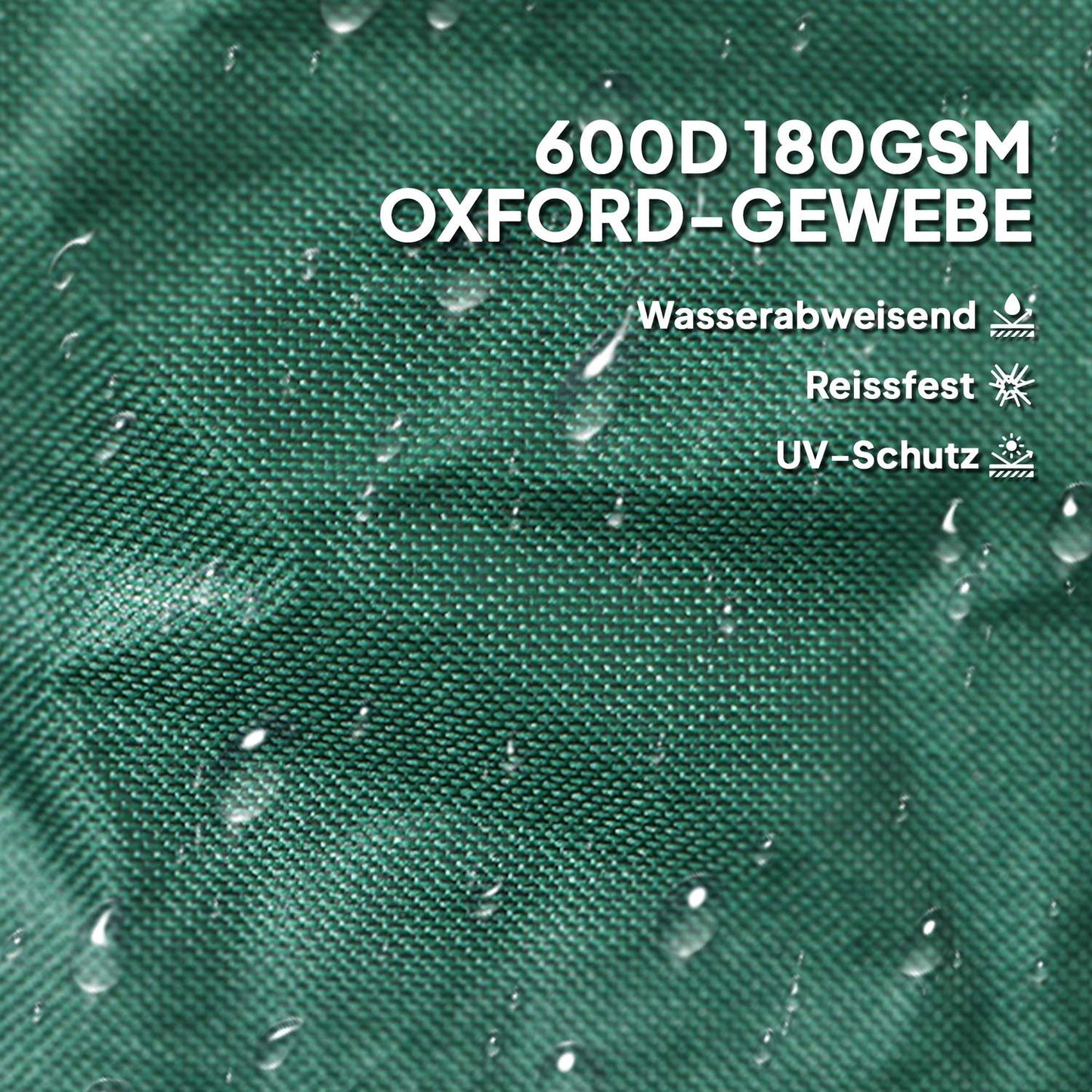 Waterproof 160L garden waste bags with zipper and handle