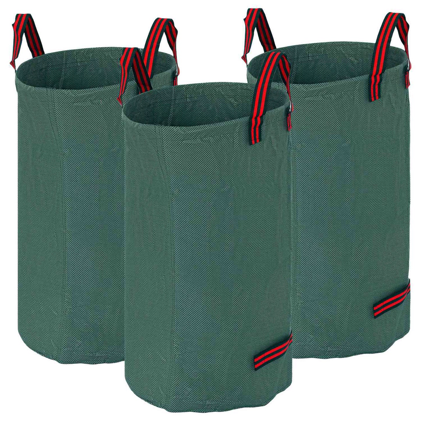Garden waste bags 3x120L, waterproof and reusable with handles