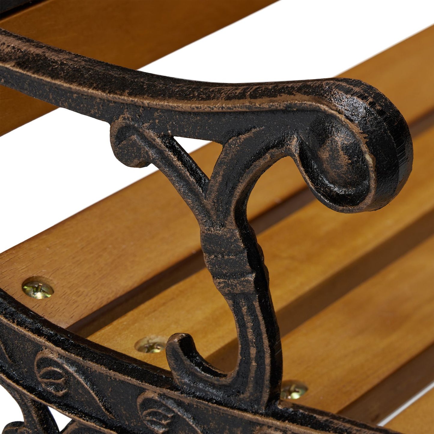 Garden bench for children with animal motifs
