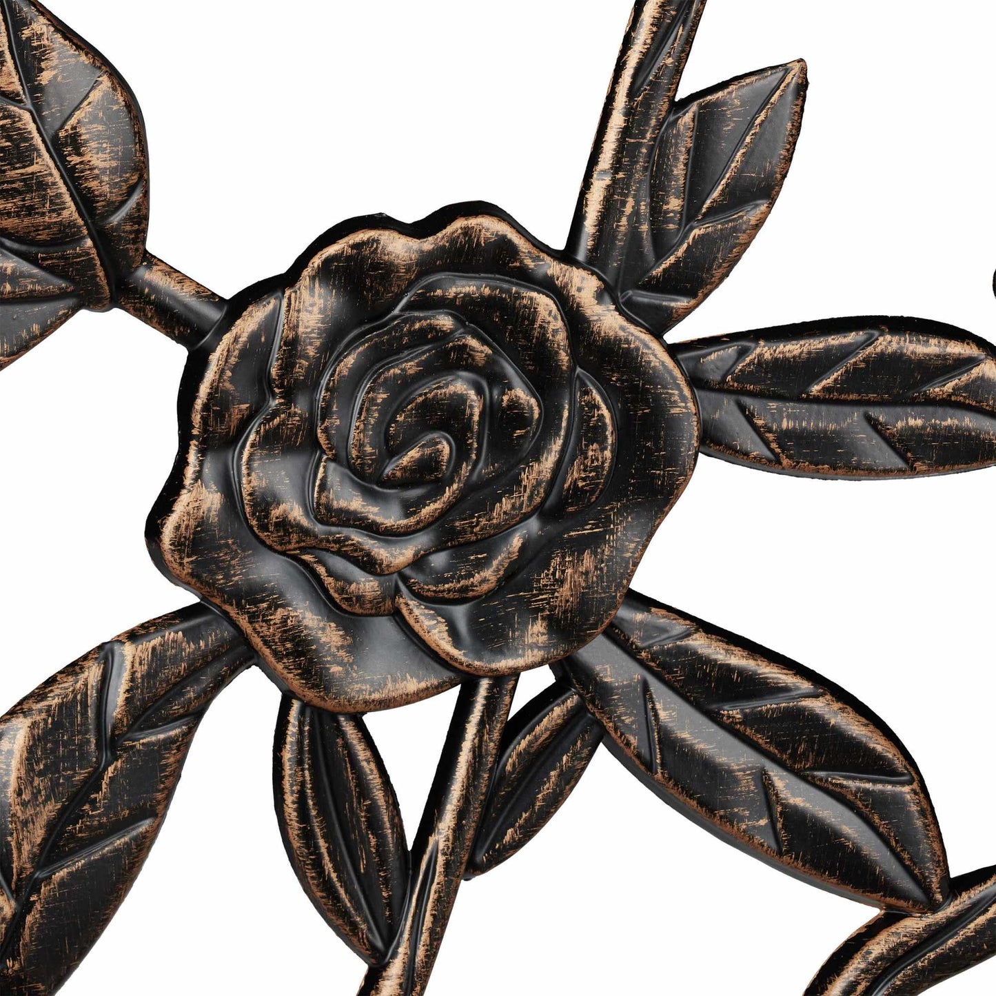 Garden bench with roses