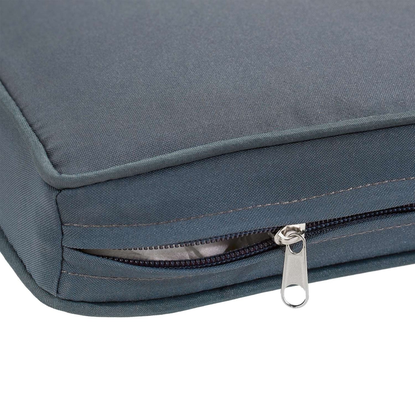 Garden bench with seat cover