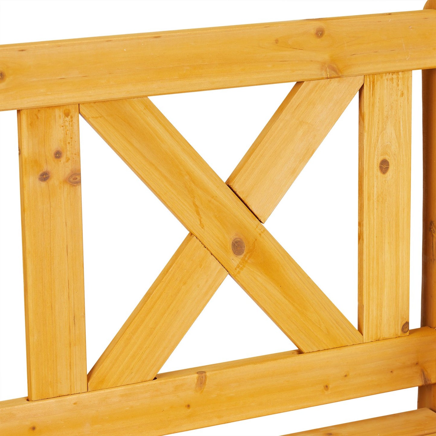 Garden bench with storage