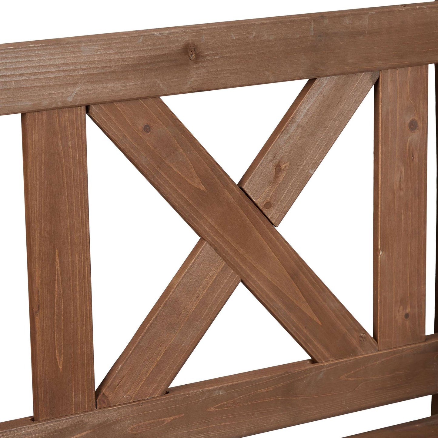 Garden bench with storage