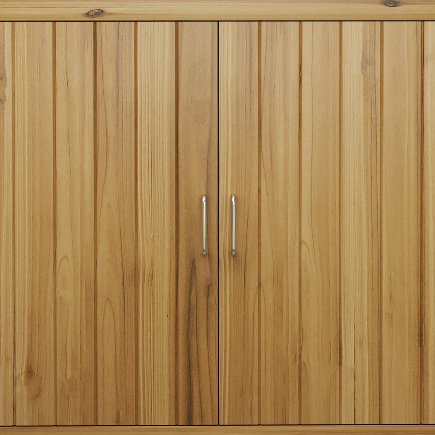Weather-resistant wooden garden tool shed with shelves 110x50x85 cm