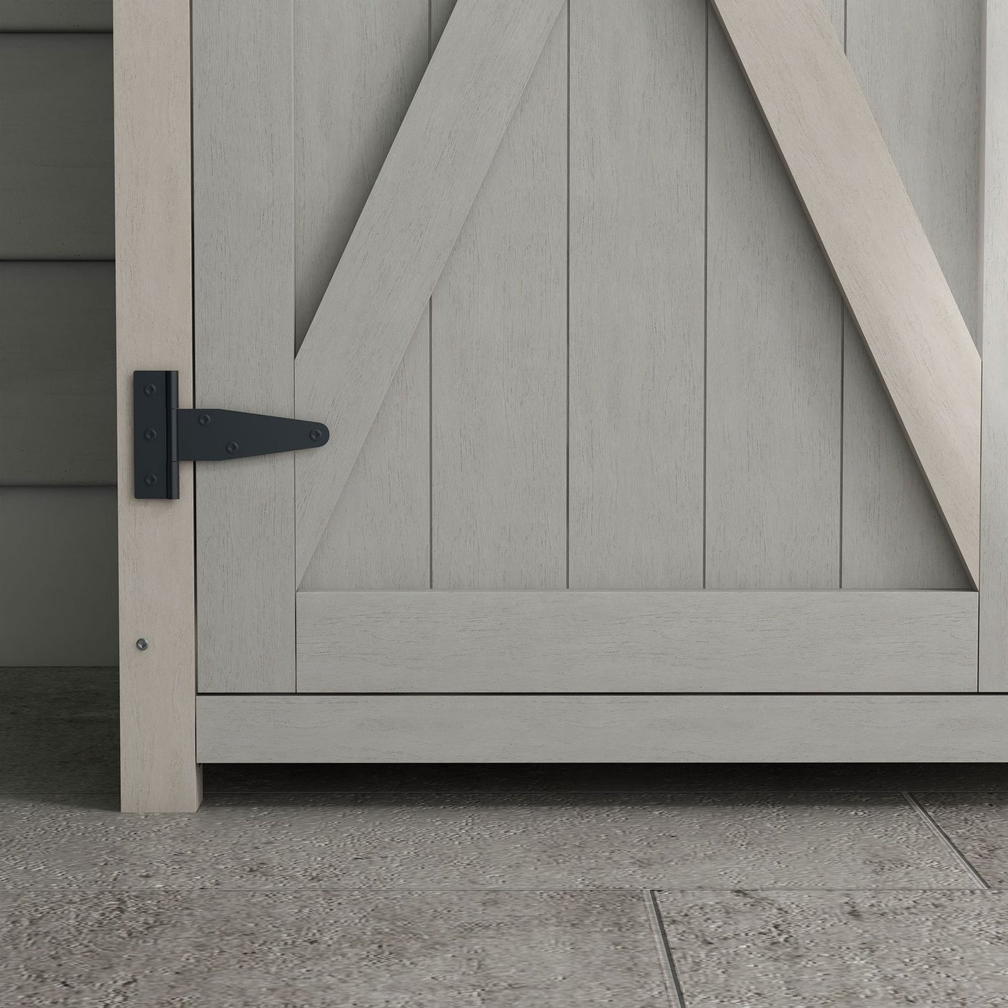 Weatherproof Garden Shed, Double Door, Asphalt Roof