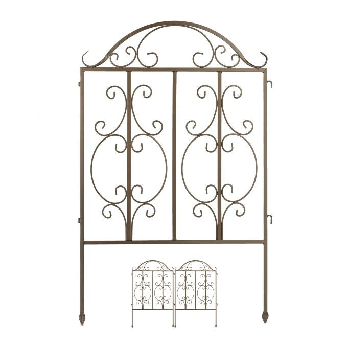 Garden fence with 3 panels