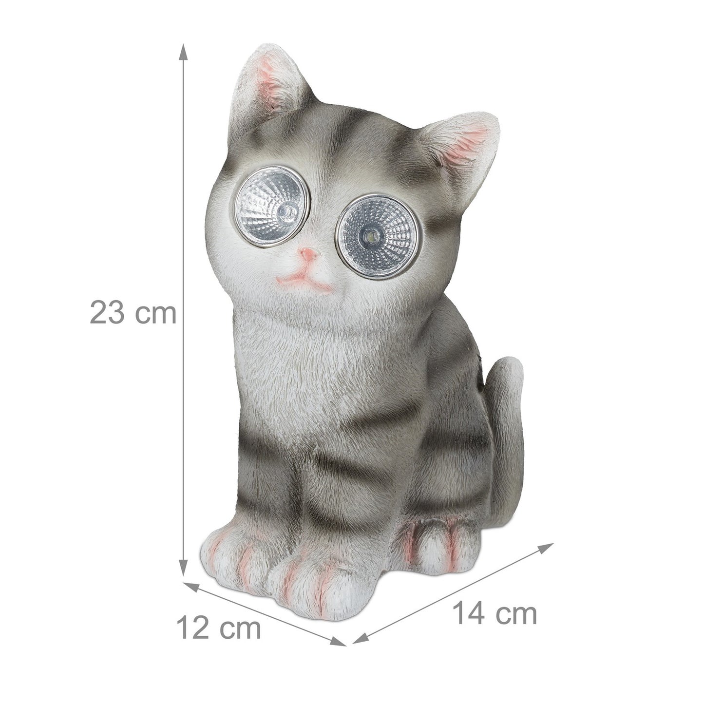 Garden figure Cat with sunglasses