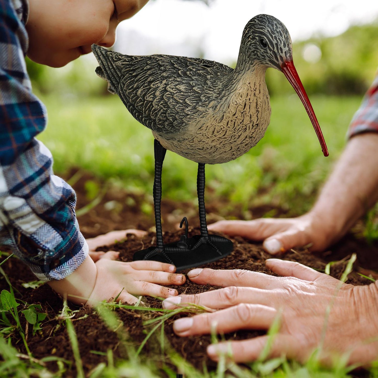 Garden figure bird set of 2