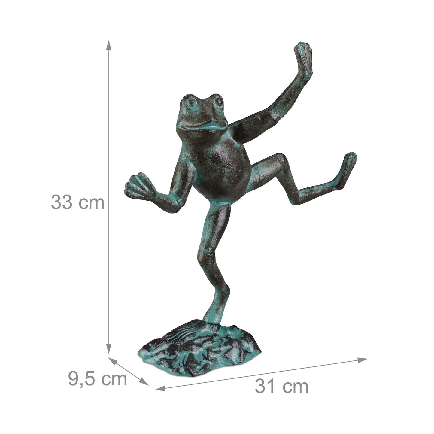 Garden figure frog