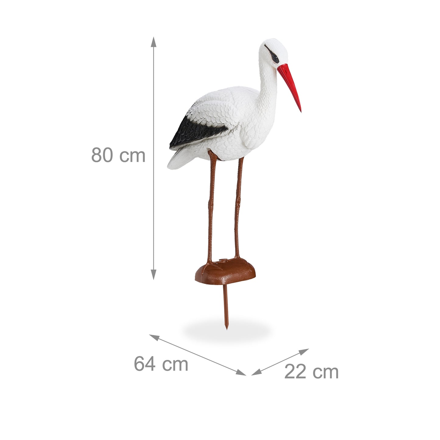Garden figure stork