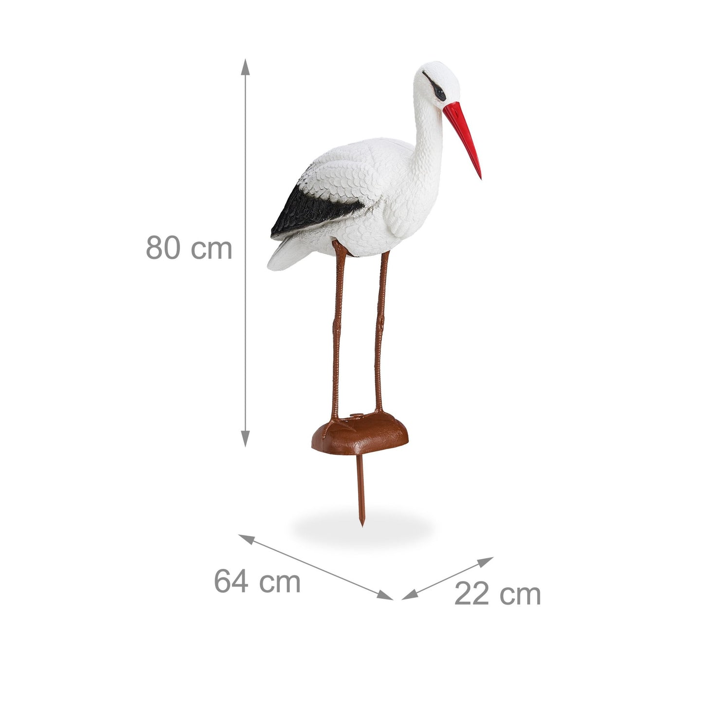 Garden figure stork