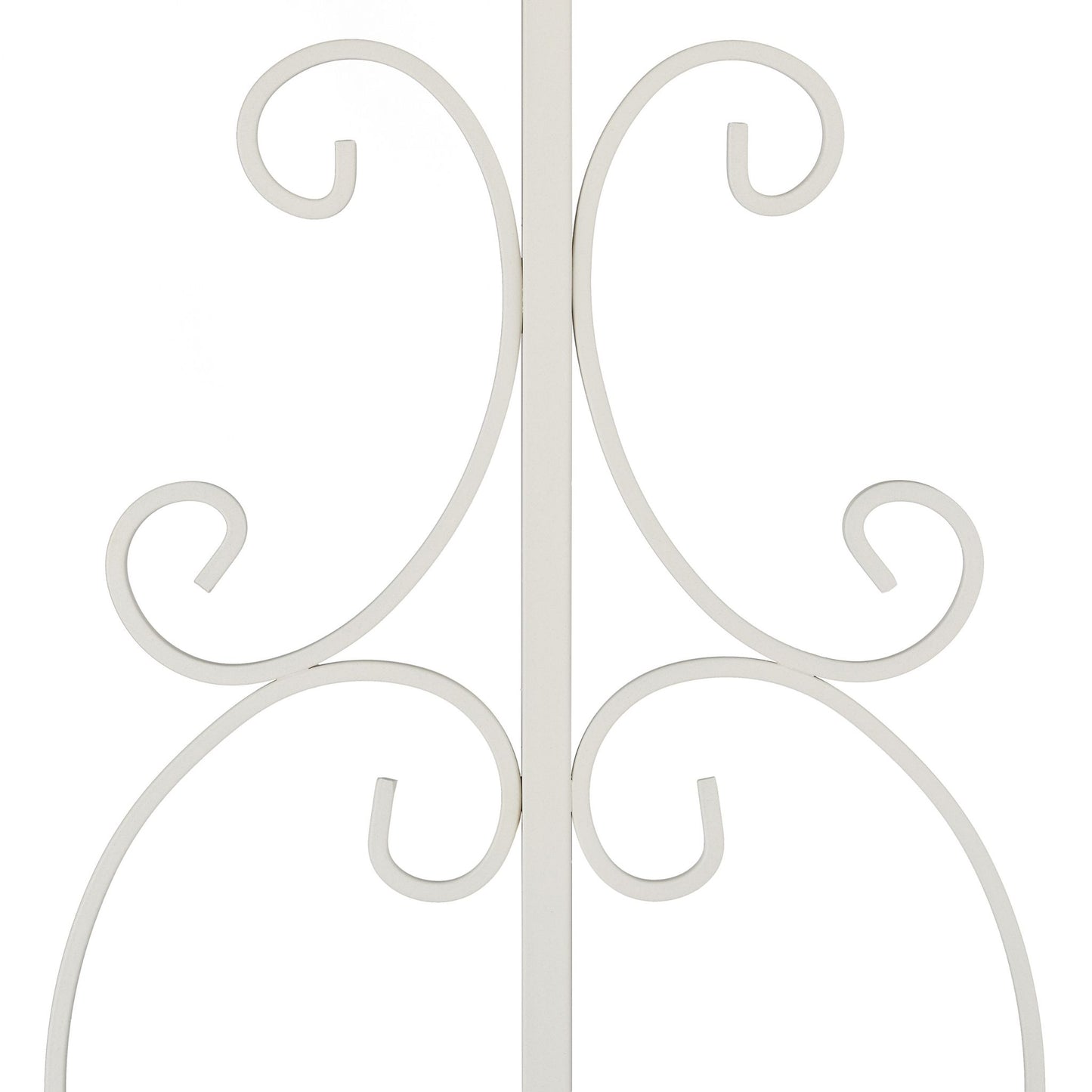 Garden gate in white, 3 parts